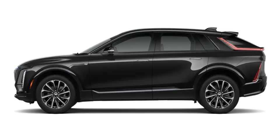 RoolDrive Luxury Sedan in black, side view